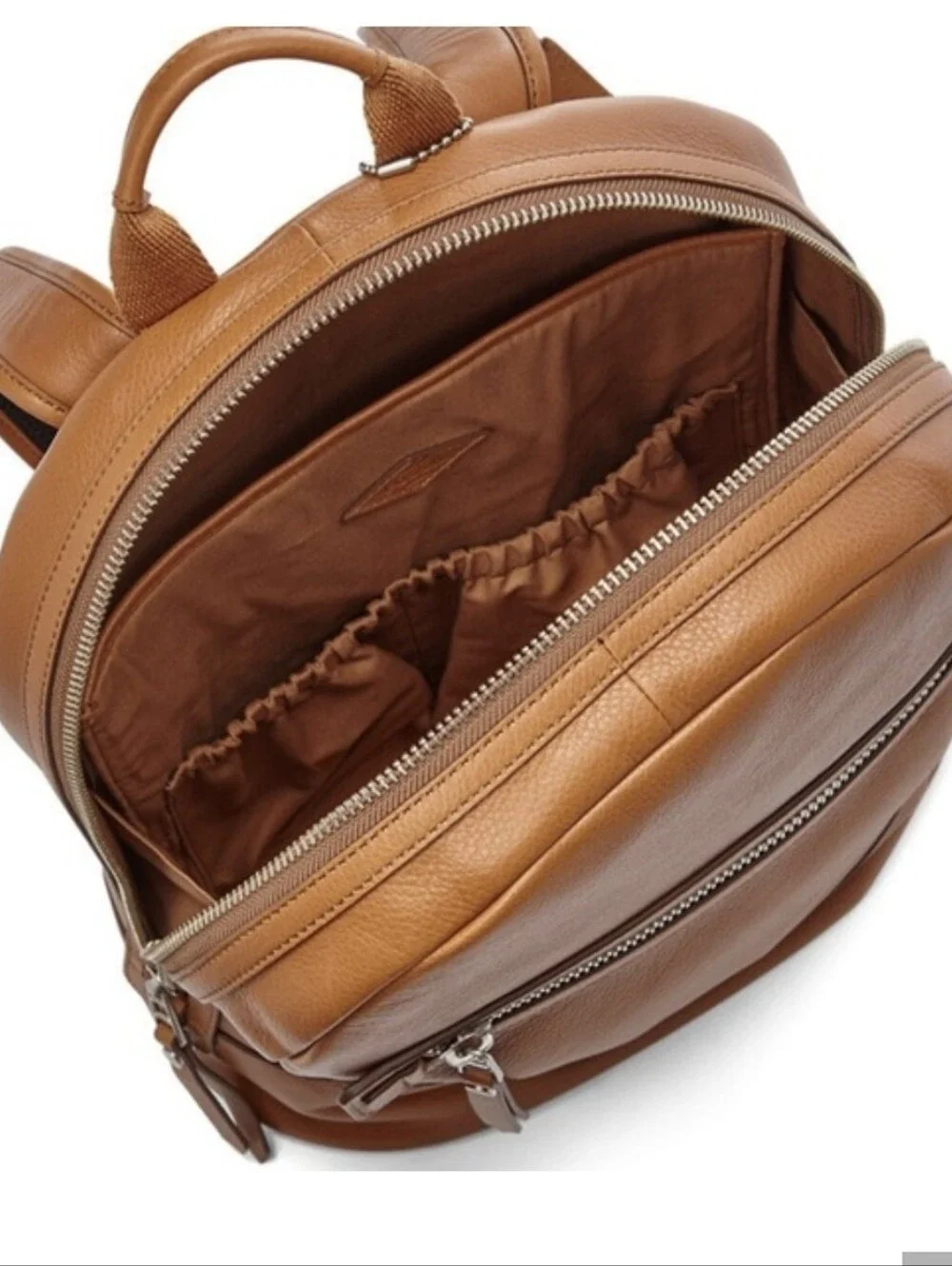 FOSSIL Legacy 'Dawson' Backpack BTS Camel Leather 16